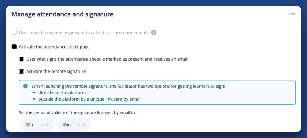 Settings: Physical & Virtual Classrooms