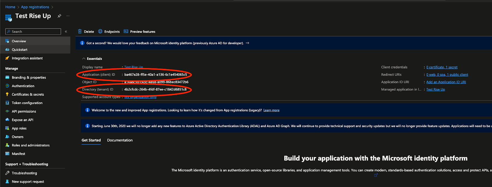 Calendar sync configuration fields